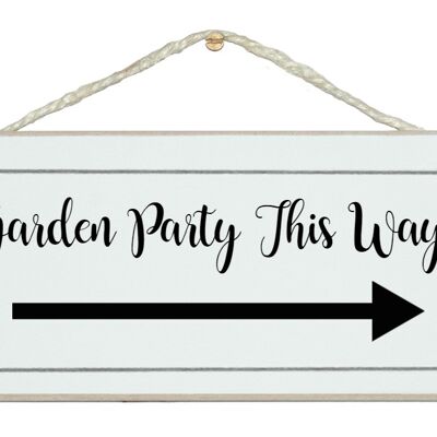 Garden party par ici