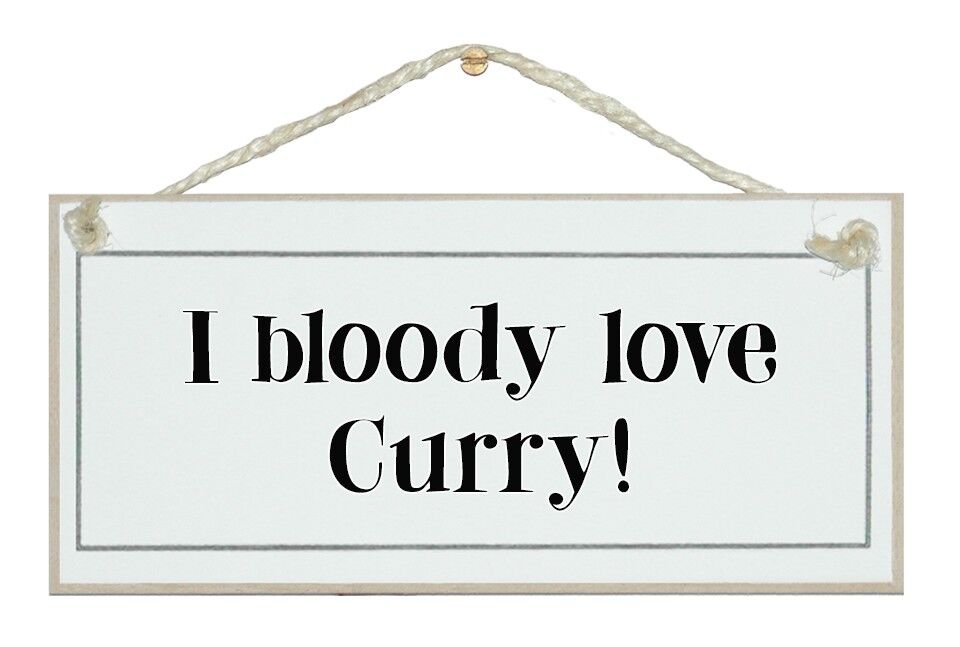 Ich liebe Curry, General Signs