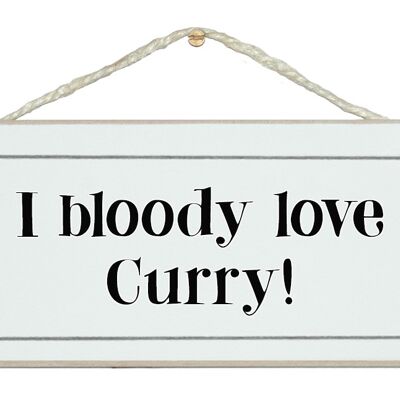 J'adore le curry Signes généraux