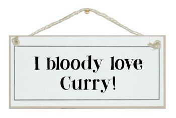 J'adore le curry Signes généraux