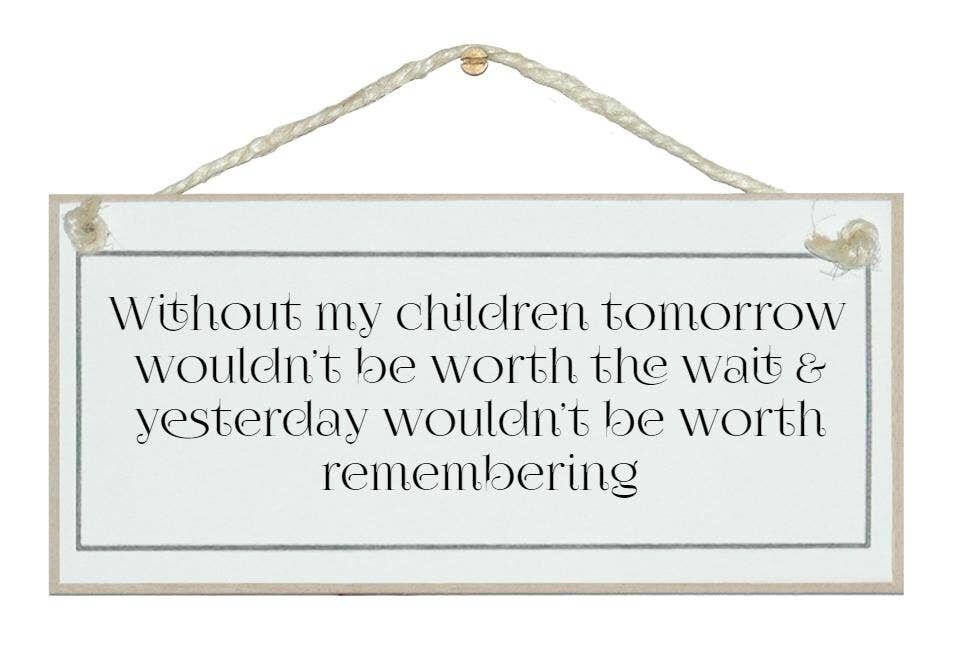 Senza i miei figli... Bambini Segni