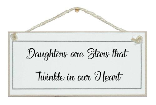 Daughters are stars…Children Signs