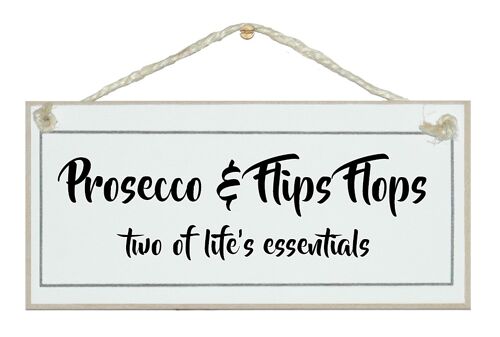 Prosecco & Flip Flops…Drink Signs