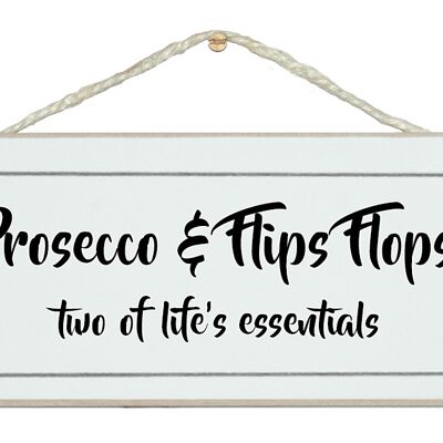 Prosecco & Flip Flops…Drink Signs