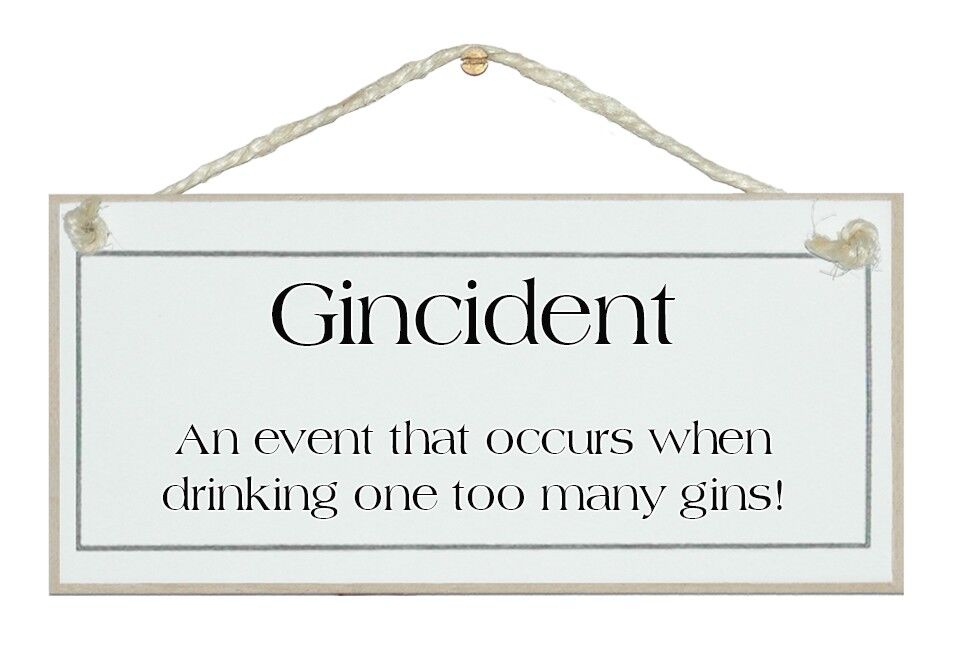 Gincident… Trinkzeichen