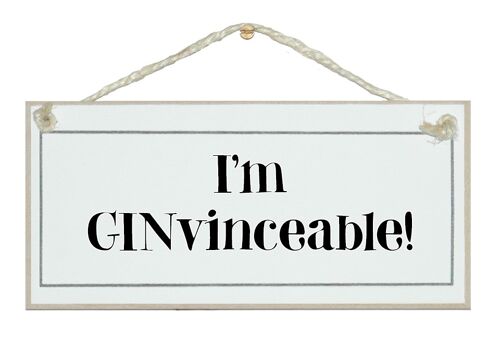 GINvinceable Drink Signs