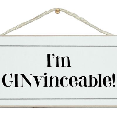 GINvinceable Drink Signs
