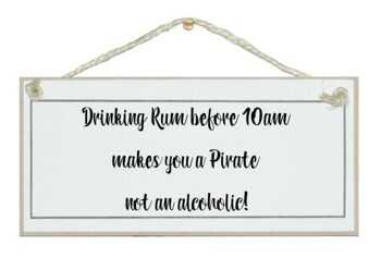Boire du Rhum... Pirate ! Signes de boissons