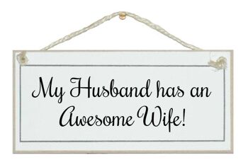 Le mari a une femme géniale… Ladies Signs