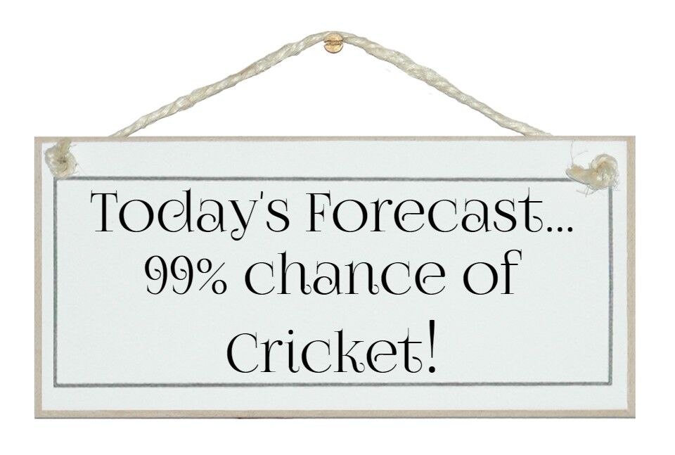 Previsioni di oggi... Segnali Spot di Cricket