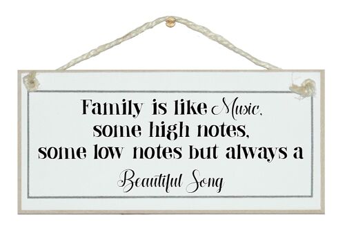 Family is the music…Home Signs