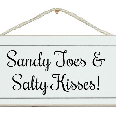 Sandy toes…Beach Home Signs