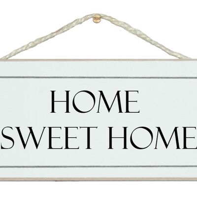 Signos de hogar dulce hogar