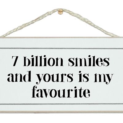 7 billion smiles…Love Signs