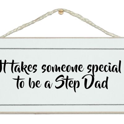 Jemand Besonderes ... Step Dad Men Signs