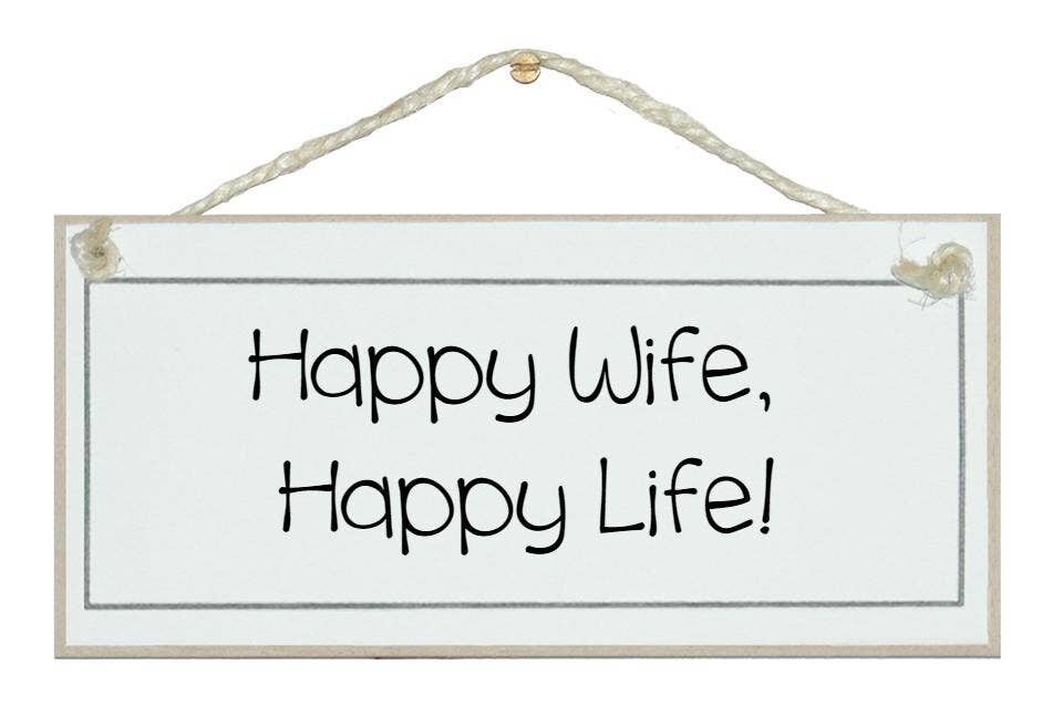 Moglie felice vita felice! Segni di uomini