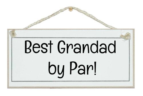 Grandad by Par! Men Signs