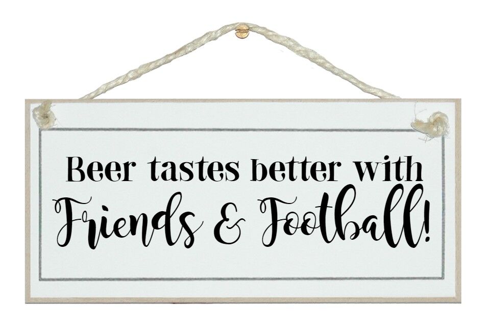 La birra ha un sapore migliore... Gli uomini bevono segni