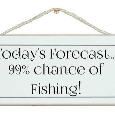 Die heutige Vorhersage ... Fischen! Sportzeichen