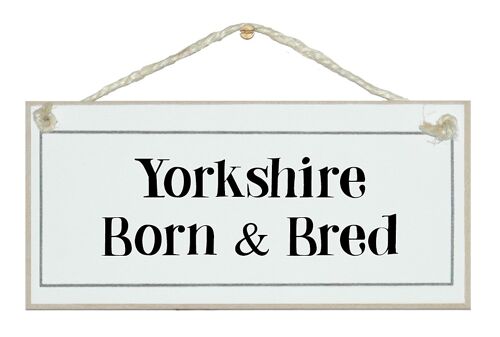 ..born and bred Bespoke Signs