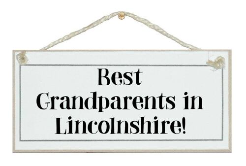 Bespoke Best Grandparents in…Children Signs