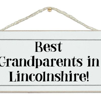 Bespoke Best Grandparents in… Children Signs