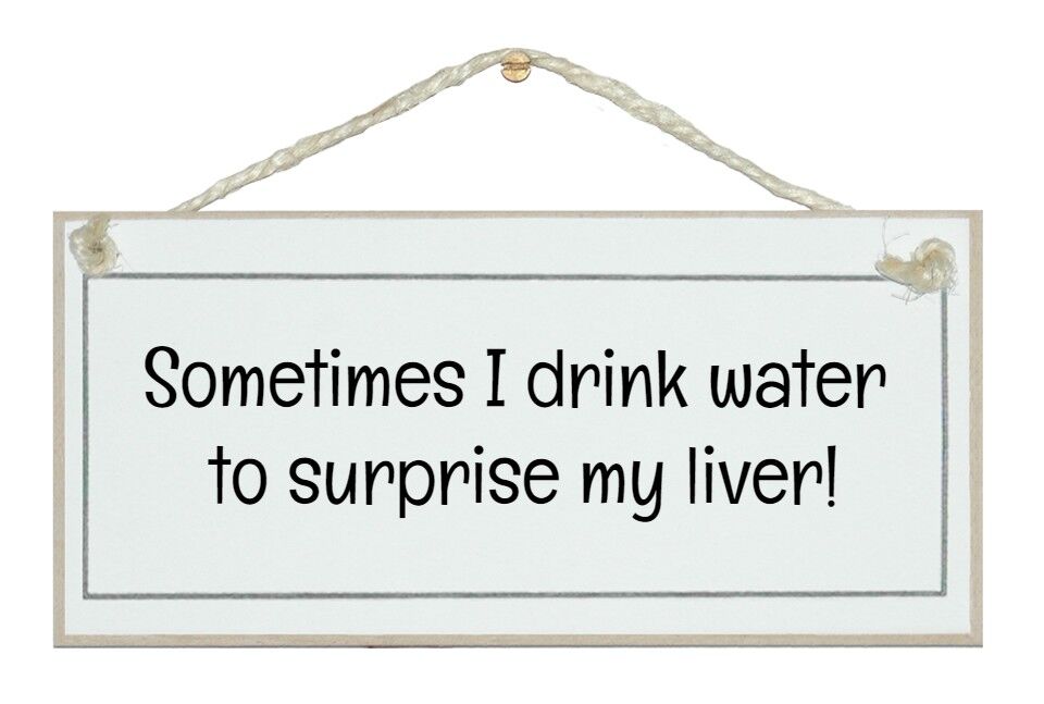 ...Sorprendi il mio fegato! Bere segni
