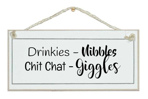 Drinkies...giggles! Drink Signs