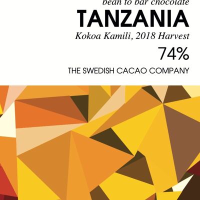 Tanzanie 74% - Chocolat Noir