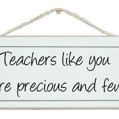 Des professeurs comme vous... Signes