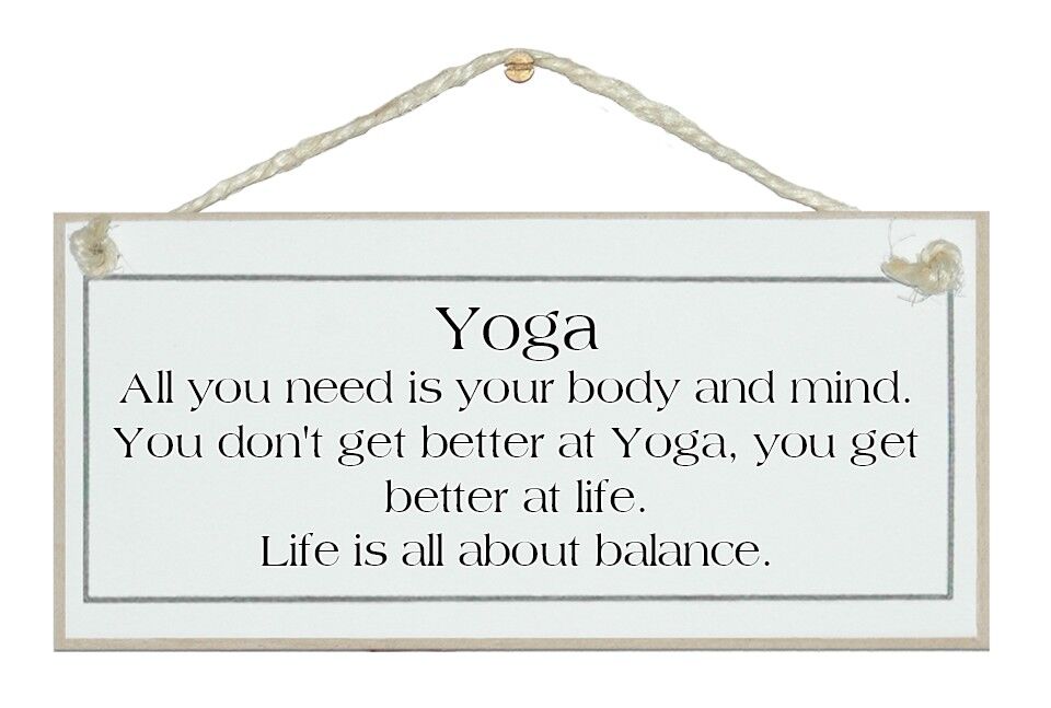 Montaggio Yoga... Segni generali