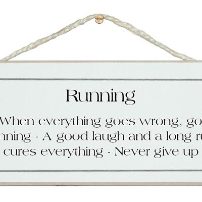 Running Montage…General sport Signs