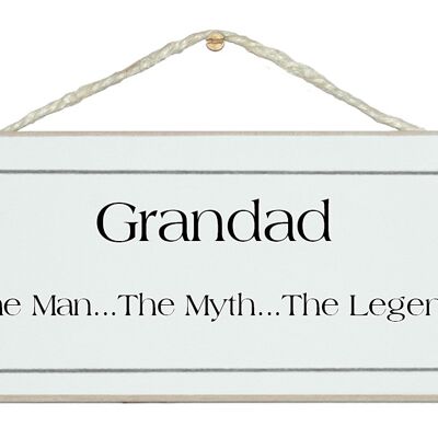Grandad legend Men Dad Signs