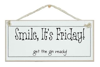 C'est vendredi, Gin... Drink Signs