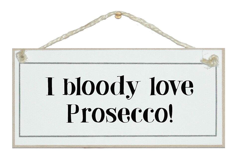 J'adore le Prosecco ! Signes de boissons