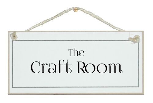 The Craft Room Home Signs