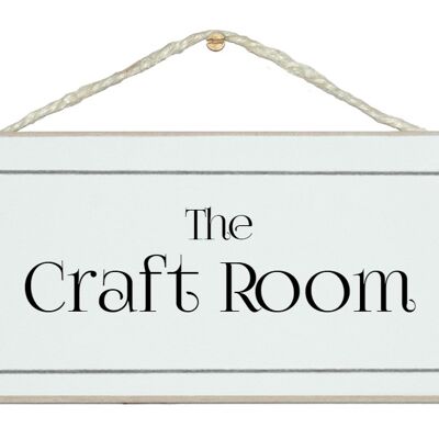 The Craft Room Home Signs