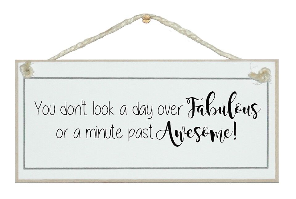 Guarda un giorno su Fabulous... General Signs