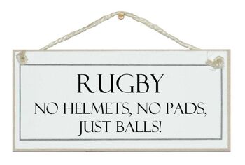 Rugby... juste des balles ! Signes sportifs