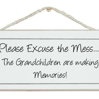 Grandchildren are making Memories…Children Home Signs