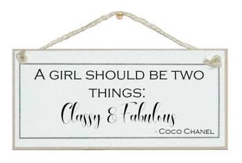 Classy & Fabulous... Signes de citation Coco Chanel