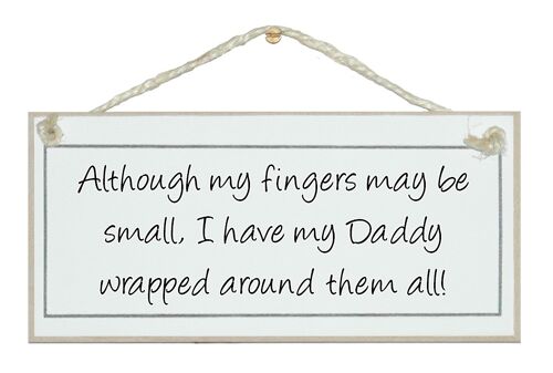 My fingers may be small…Children Signs