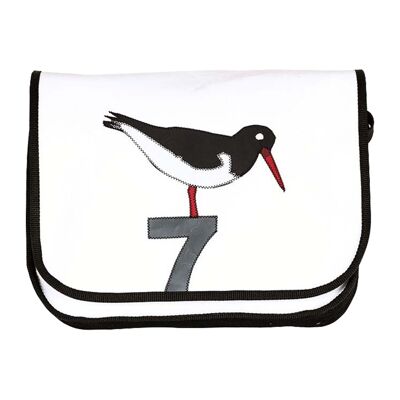 XL Canvas Bag Oystercatcher | white / black / grey