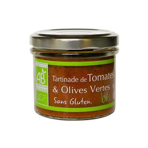 TARTINADE DE TOMATE OLIVES BIO 100g