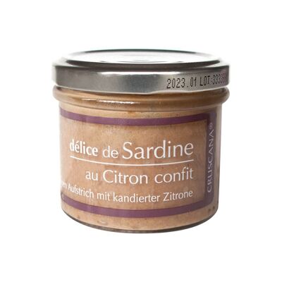 SARDINE DELICE WITH CONFIT LEMON 100g