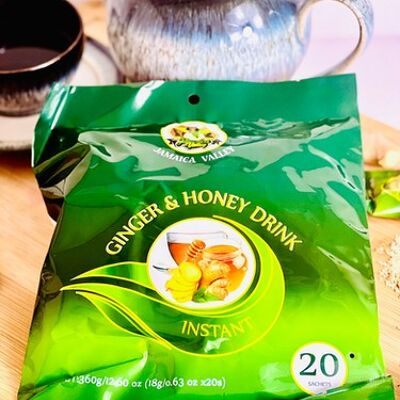Instant Ginger & Honey teas - Ginger Lemongrass
