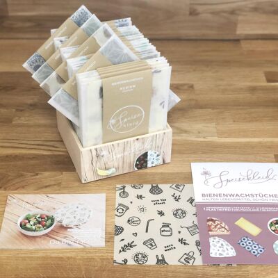 Starter Pack Retail, Wraps de cire d'abeille