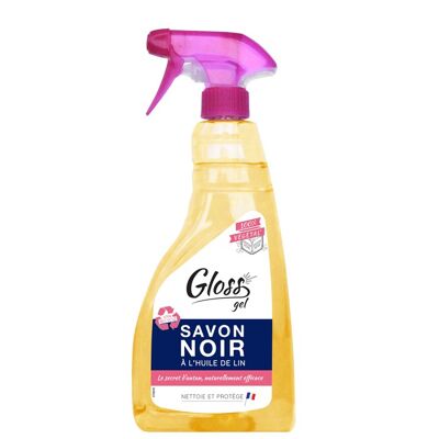 Gloss savon noir à l'huile de lin - 750 ml