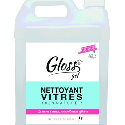 Gloss nettoyant vitres naturel au vinaigre blanc et alcool de betterave - 5L