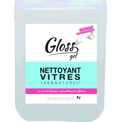 Gloss nettoyant vitres naturel au vinaigre blanc et alcool de betterave - 5L